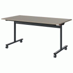 TABLE MALIBU RAB. 160X80 T6 DL STRA ABS GRIS U727/GRIS 7016