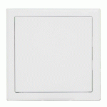 TRAPPE DE VISITE - MÉTAL LAQUÉ BLANC - OUVERTURE PAR POUSSER LACHER - 400 MM X 400 MM BRICOZOR