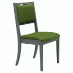 CHAISE GINKGO AMANDE - STRUCTURE HÊTRE ANTHRACITE - SUNSET CREATION