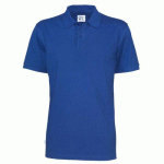 COTTOVER POLO MANCHES COURTES HOMME - CERTIFIÉ GOTS BLEU - TAILLE XXXXL