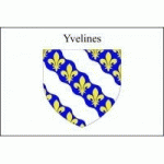 DRAPEAU YVELINES : DIMENSIONS - 50 X 75 CM