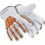 GANTS DE MANUTENTION DE PROTECTION CUIR ANTI COUPURES CHROME SLT® 4060 - 9 - HEXARMOR