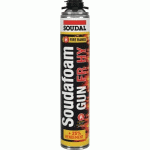 MOUSSE POLYURÉTHANE COUPE-FEU - SOUDAFOAM GUN FR HY - 750 ML - 1 PIÈCE SOUDAL