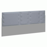 PANNEAU ACOUSTIQUE POUR PÔLE DE BUREAUX ERGOMAXX GRIS CLAIR L 160 CM FIXATION ALUMINIUM