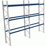 RACK 1 DÉPART + 1 SUIVANT LXLXH 2700X5800X5000 800KG 3 NIV - BITO