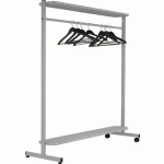 VESTIAIRE MOBILE PORTE-CINTRES BLEU - MANUTAN COLLECTIVITÉS