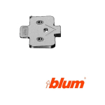 5º 3 MM BLUM R-171A5040-ANGARRE DES MARINS POUR LES REQUINS CLIP-TOP BLUM PLAQUÉ NICKEL