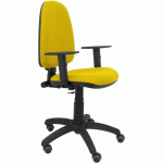 CHAISE AYNA BRAS RÉGLABLE - ROUE PARQUET - JAUNE - PIQUERAS Y CRESPO