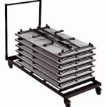 CHARIOT DE RANGEMENT POUR TABLES PLIANTES D