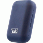 ÉCOUTEURS SANS FIL AVEC BOÎTIER DE CHARGE SHINY - BLANC/BLEU - TNB