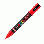 MARQUEUR POSCA PC5BR POINTE PINCEAU 1 À 4 MM ROUFGE