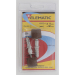 ELEMATIC - 2 ANCRAGES ENP / FP9 PARE-CHOCS EN NYLON FISCHER BLANC