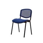 CHAISE  DE RÉUNION & VISITEUR FIRST - MAILLE FILET/TISSU -  BLEU