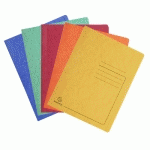 CHEMISE À LAMELLE CARTE LUSTRÉE 355GM2 - A4 - COULEURS ASSORTIES - LOT DE 25