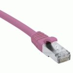 CORDON RJ45 CATÉGORIE 6A F/UTP LSOH SNAGLESS ROSE - 75 M - CUC