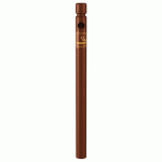 POTELET CENDRIER Ø 76 MM POMMEAU AGGLO - ZINC ASPECT CORTEN - PROCITY