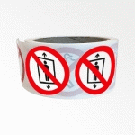 ROULEAU DE PICTOS - NE PAS UTILISER L