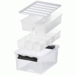 SMARTSTORE BOÎTE DE RANGEMENT CLASSIC 14 L, AVEC INSERTS