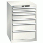 ARMOIRE BLANC GRIS 564X725X800 AVEC 6 TIR. 75KG _ 78.522.180 - LISTA