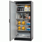 ARMOIRE SÉCURITÉ Q-CLASSIC-30 Q30.195.086.WD GRIS/VERT - MANUTAN COLLECTIVITÉS