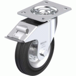 BLICKLE - ROULETTE PIVOTANTE À FREIN Ø 160MM BANDAGE CAOUTCHOUC SBR 135KG - LE-VE 160R-FI