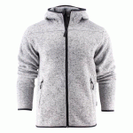 JAMES HARVEST RICHMOND VESTE POLAIRE HOMMES GRIS MÉLANGE - TAILLE XL