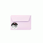 LOT DE 4 - PAQUET DE 20 ENVELOPPES POLLEN 114X162MM 120G/M2 - LILAS