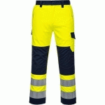 PANTALON MODAFLAME HAUTE-VISIBILITÉ MV46 S BLEU/JAUNE - PORTWEST