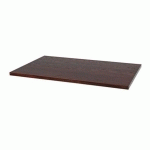 PLATEAU DE TABLE WOOD NOYER FUMÉ 110 X 70 CM