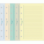 RECHARGE EXATIME 17 ÉTROIT TRAVERS COULEURS - EXACOMPTA