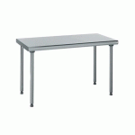TABLE INOX CENTRALE LONGUEUR 1200 MM