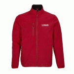 VESTE ZIPPÉE MANCHES LONGUES PUBLICITAIRE 270 GR/M² SOL'S ROUGE - MARQUAGE BRODERIE