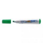BIC MARQUEUR EFFAÇABLE À SEC POUR TABLEAUX BLANCS POINTE BISEAU ENCRE À BASE D'ALCOOL VERTE VELLEDA 1751