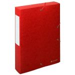 Lot De 25 Chemises De Classement A4 En Carton Manille Blanc/rouge - Herlitz Pour Archives, Bureau