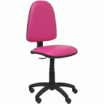 CHAISE AYNA EN SIMILICUIR - ROUE NYLON - ROSE FLUO - PIQUERAS Y CRESPO
