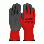 GANTS DE MANUTENTION TRICOTÉS NYLON ENDUCTION LATEX CRÊPÉ - ROUGE - 11