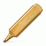 LOT DE 15 - FABER-CASTELL SURLIGNEUR TEXTLINER 46 METALLIC, OR
