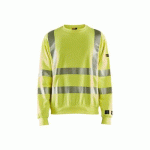 SWEAT MULTINORMES EN JAUNE FLUO M - BLAKLADER
