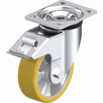 BLICKLE - ROULETTE PIVOTANTE À FREIN Ø 150MM BANDAGE POLYURÉTHANE PU 600KG - LK-ALTH 150K-FI