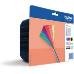 BROTHER CARTOUCHE D'ENCRE LC223 (LC-223VALBP) - PACK DE 4 - COULEUR: NOIR, CYAN, MAGENTA, JAUNE