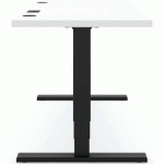 BUREAU ELEMENTS SOLID 1800 AVEC CHARGEUR QI - GRIS - NOIR - ACTIFORCE