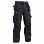 PANTALON DE TRAVAIL X1500 CORDURA® DENIM MARINE/NOIR TAILLE 52C - BLAKLADER
