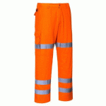 PORTWEST RT49 PANTALON COMBAT HI-VIS 3 BANDES ORANGE - TAILLE XXL - STANDARD