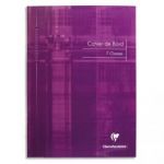 CLAIREFONTAINE CAHIER DE BORD PIQÛRE 72 PAGES : SUIVI DE 9 CLASSES 21X29,7. COUVERTURE CARTE