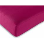 UNIVERS DECOR - DRAP HOUSSE 57 FILS/CM² - 90 X 190 CM - FUSHIA - FUSHIA