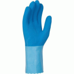 GANTS DE MANUTENTION EN JERSEY LATEX BLEU À MAIN ADHÉRISÉE DE TAILLE 9 - SINGER SAFETY