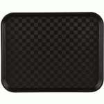 LOT DE 10 - PLATEAU SELF 46 X 36 CM - NOIR