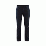 PANTALON DE TRAVAIL ARTISAN STRETCH 4D FEMME MARINE FONCÉ ET NOIR C44 - BLAKLADER