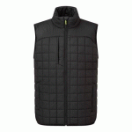 PORTWEST PW339 BODYWARMER À CHICANES CARRÉES PW3 NOIR - TAILLE M