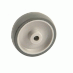 ROUE SYNTHÉTIQUE GRIS 80 MM - ALÉSAGE 12 MM - 80 KG - ALÉSAGE LISSE AVL